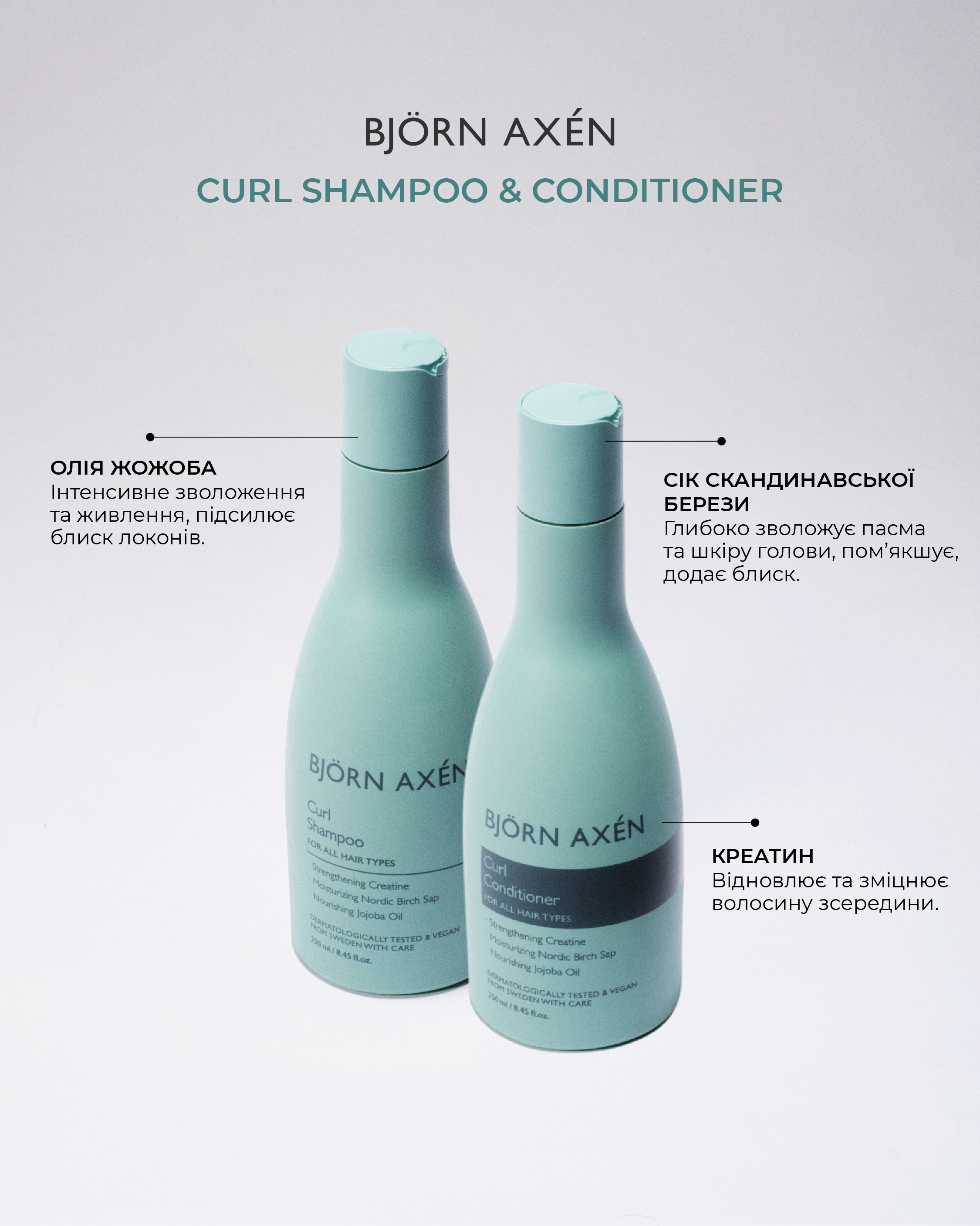 Кондиціонер для кучерявого волосся Björn Axén Curl Curl Conditioner